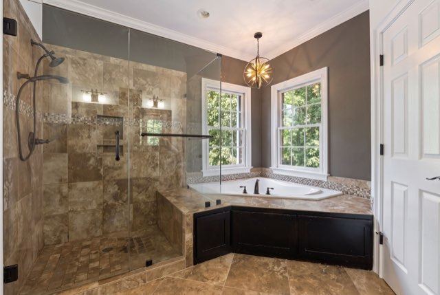 Primary Bathroom (Separate Shower & Soaking Tub)