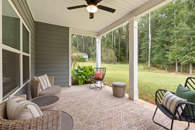 Covered Back Porch