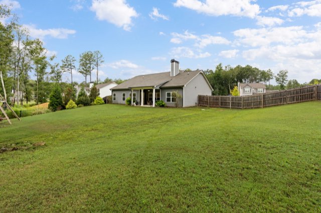 Fenced Backyard